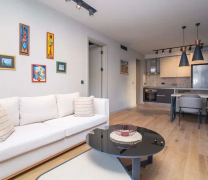 1+1 Apartment in Tivat within Walking Distance to Porto Montenegro - 45 m² + 80 m² Terrace