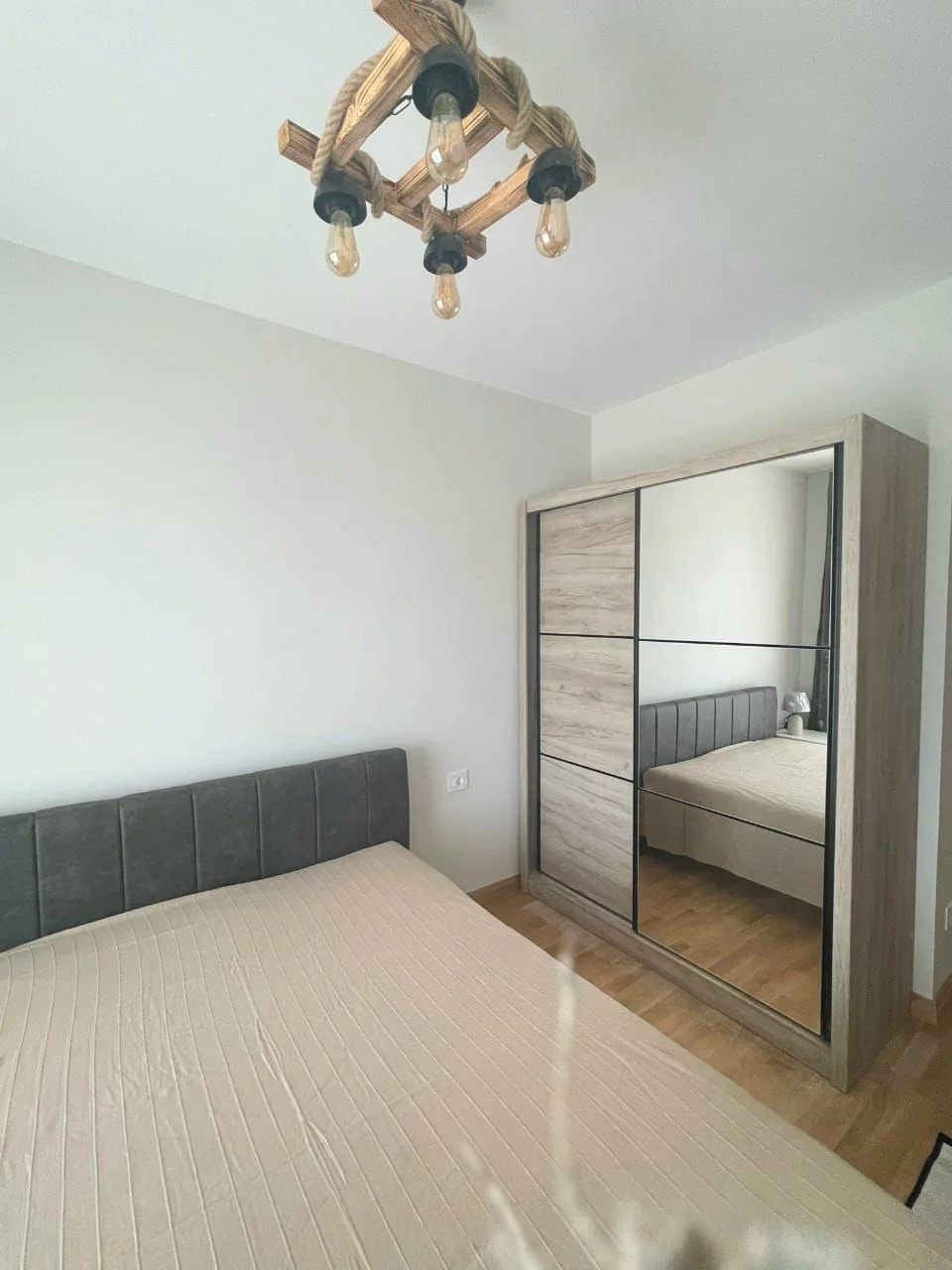 1+1 Annual rental apartment with sea view in Becici