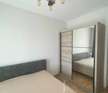 1+1 Annual rental apartment with sea view in Becici