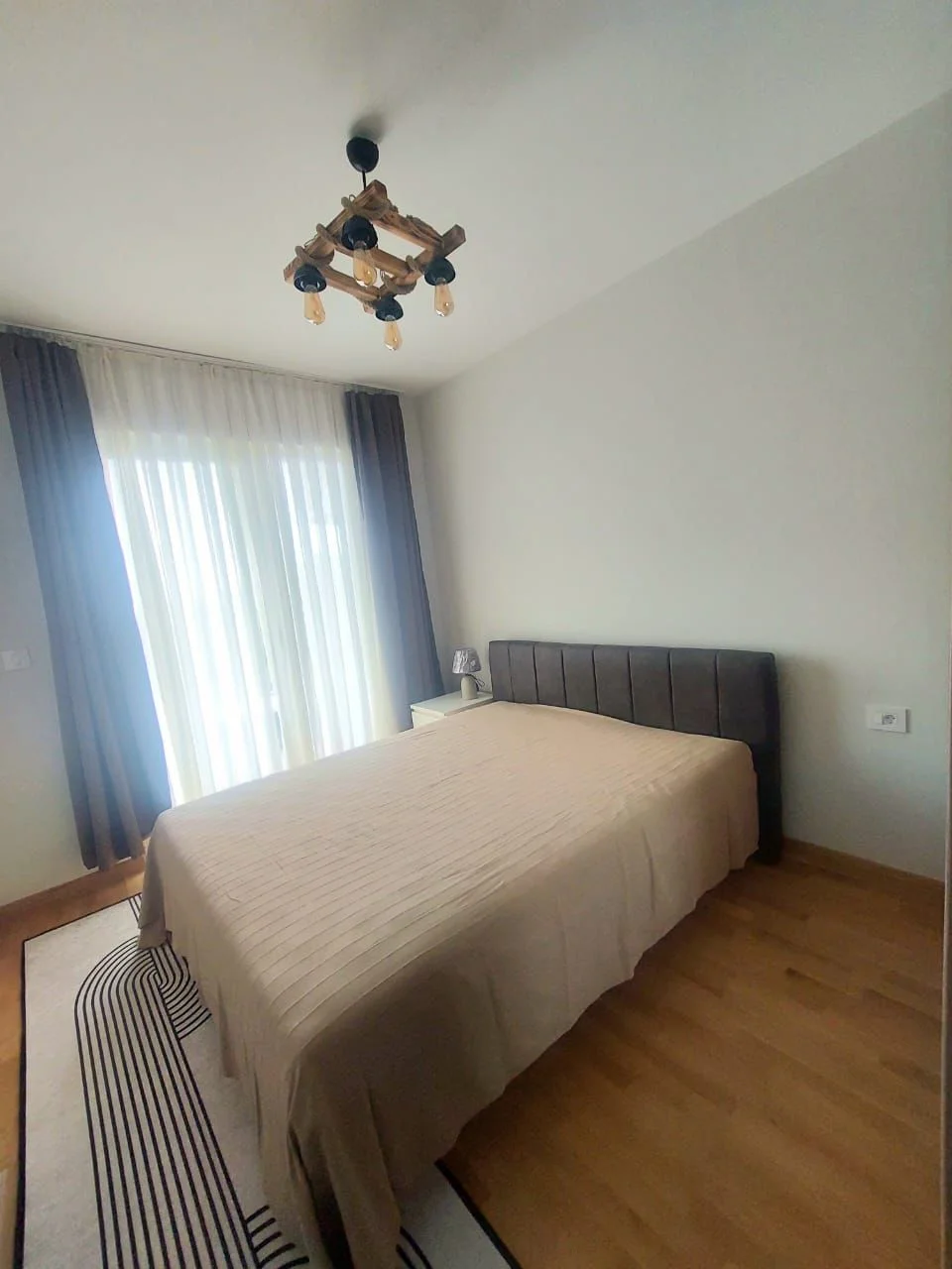 1+1 Annual rental apartment with sea view in Becici