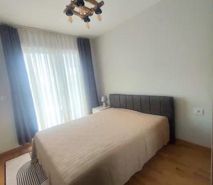 1+1 Annual rental apartment with sea view in Becici