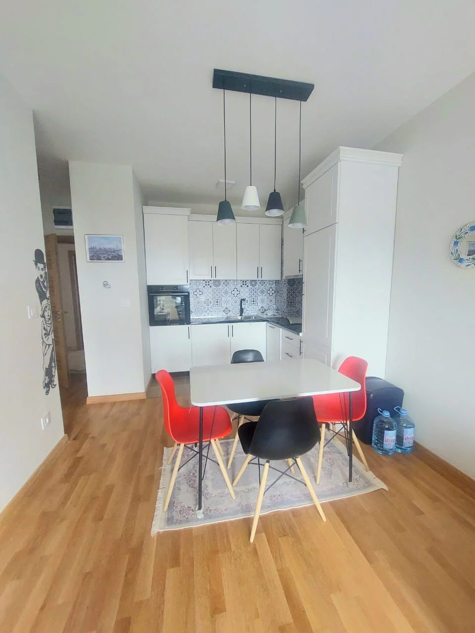 1+1 Annual rental apartment with sea view in Becici