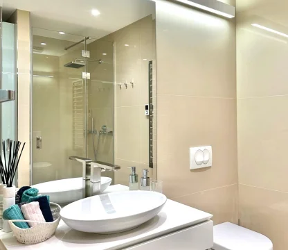 Luxury Ground Floor 2+1 Apartment with Sea View in Dukley Gardens - 159 m²