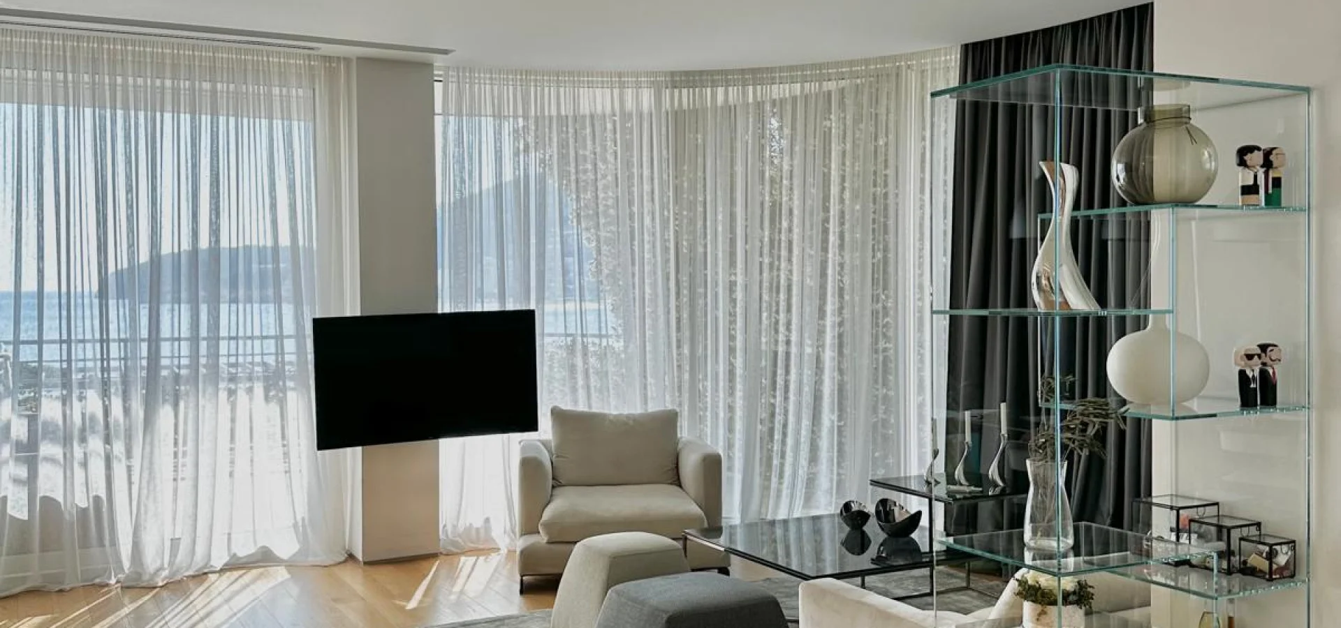 Luxury Ground Floor 2+1 Apartment with Sea View in Dukley Gardens - 159 m²