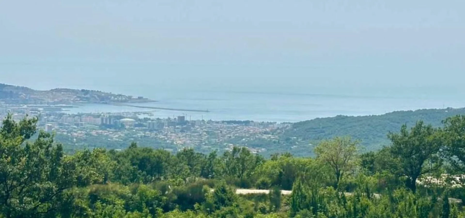 Land for sale in Bar with sea views 6,600 m2