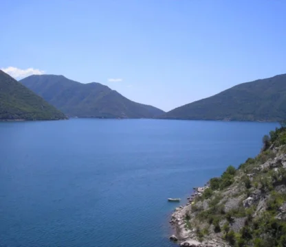 Land for sale by the sea in Kotor Perast