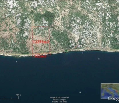 Land for sale by the sea in Kotor Perast
