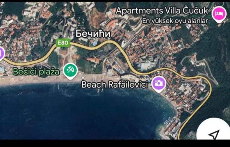 Beciçi de kat karşılıgı deniz manzaralı 5.440 m2 arsa