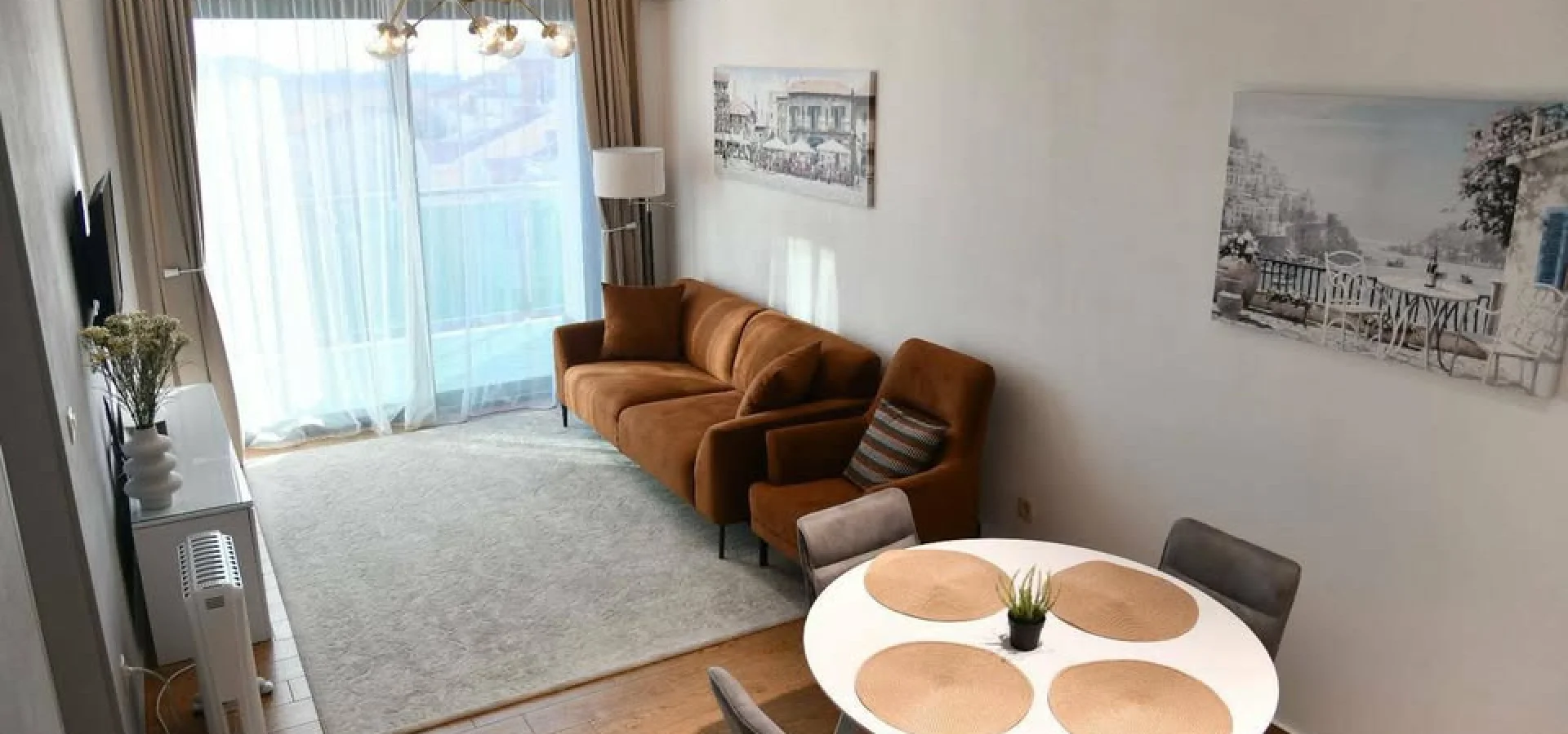 Beciçi de konforlu Geniş 1 + 1 satılık daire