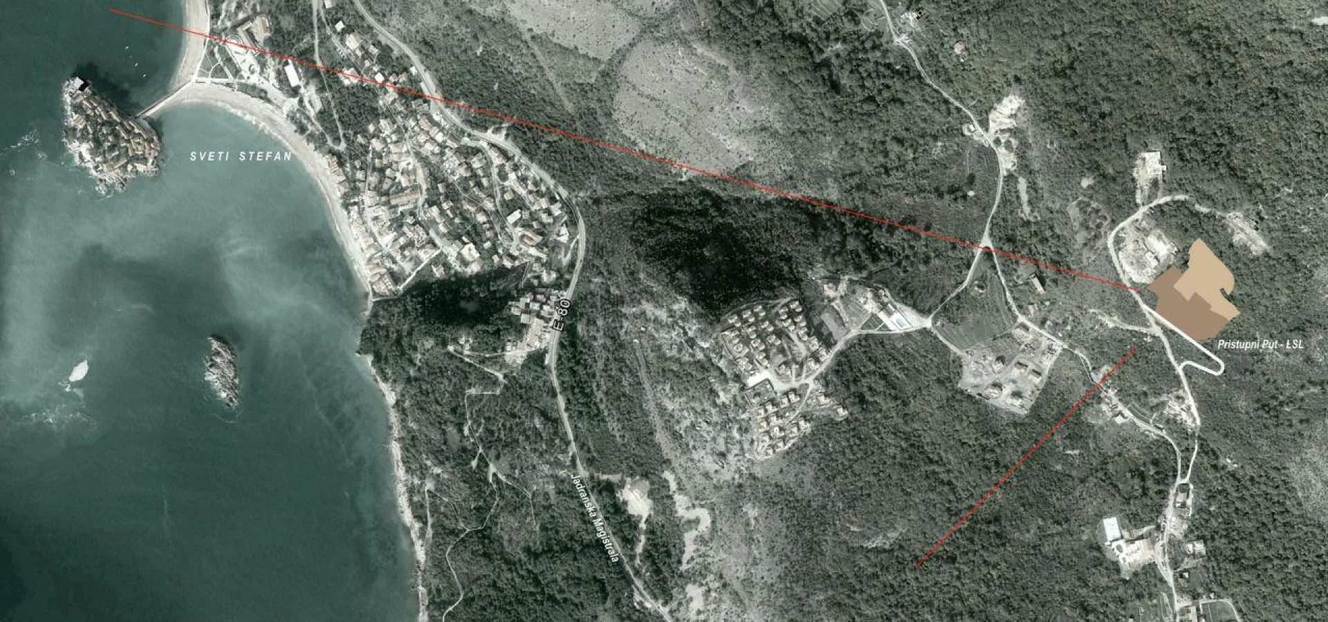 Blizikuce de imarlı villa arsası deniz manzaralı