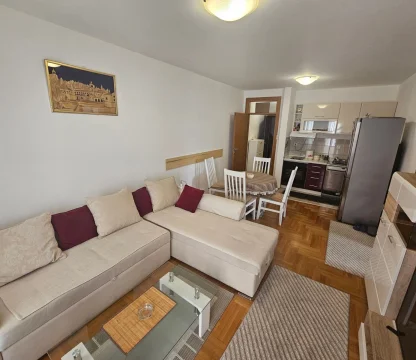 Budva'da New School yakınlarında 1 + 1 daire