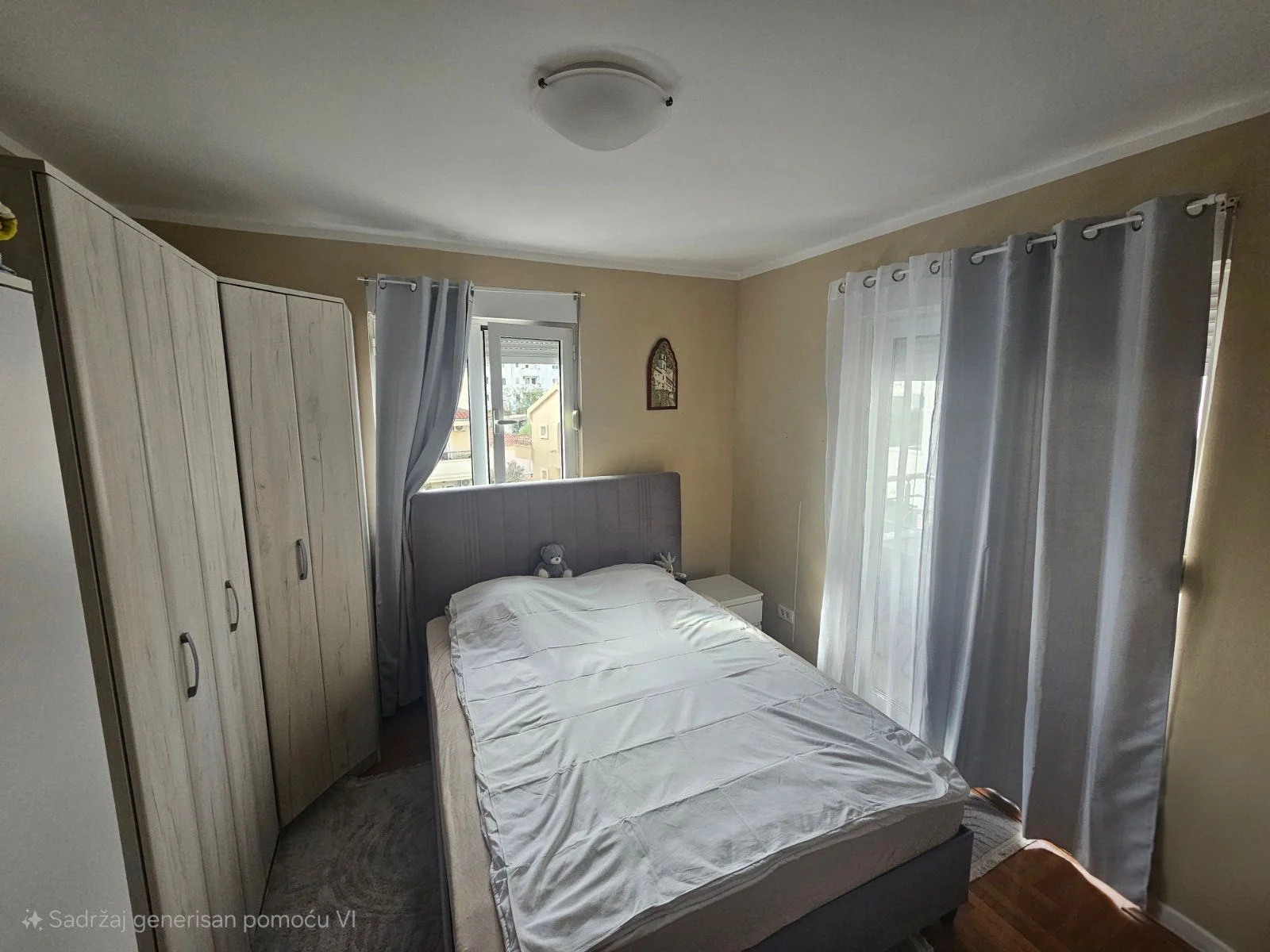 Budva'da New School yakınlarında 1 + 1 daire