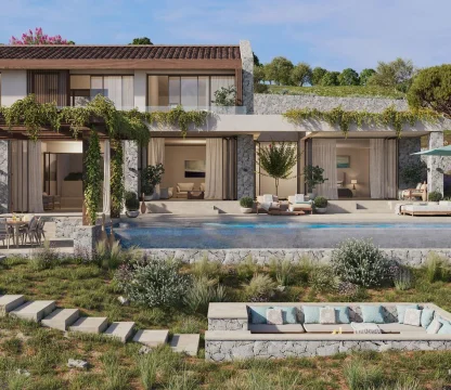 Kotor da deniz manzaralı projeden satılık deniz manzaralı villa