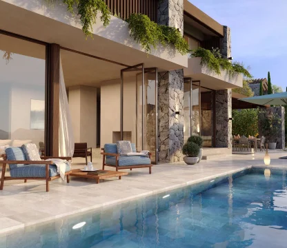 Kotor da deniz manzaralı projeden satılık deniz manzaralı villa