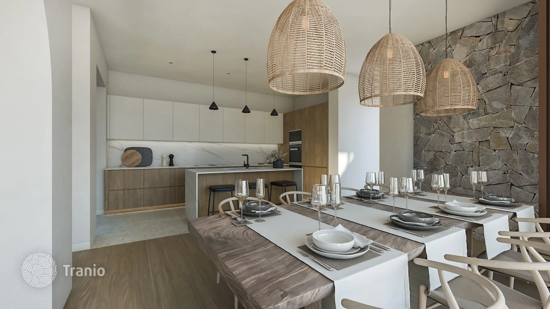 Kotor da deniz manzaralı projeden satılık deniz manzaralı villa