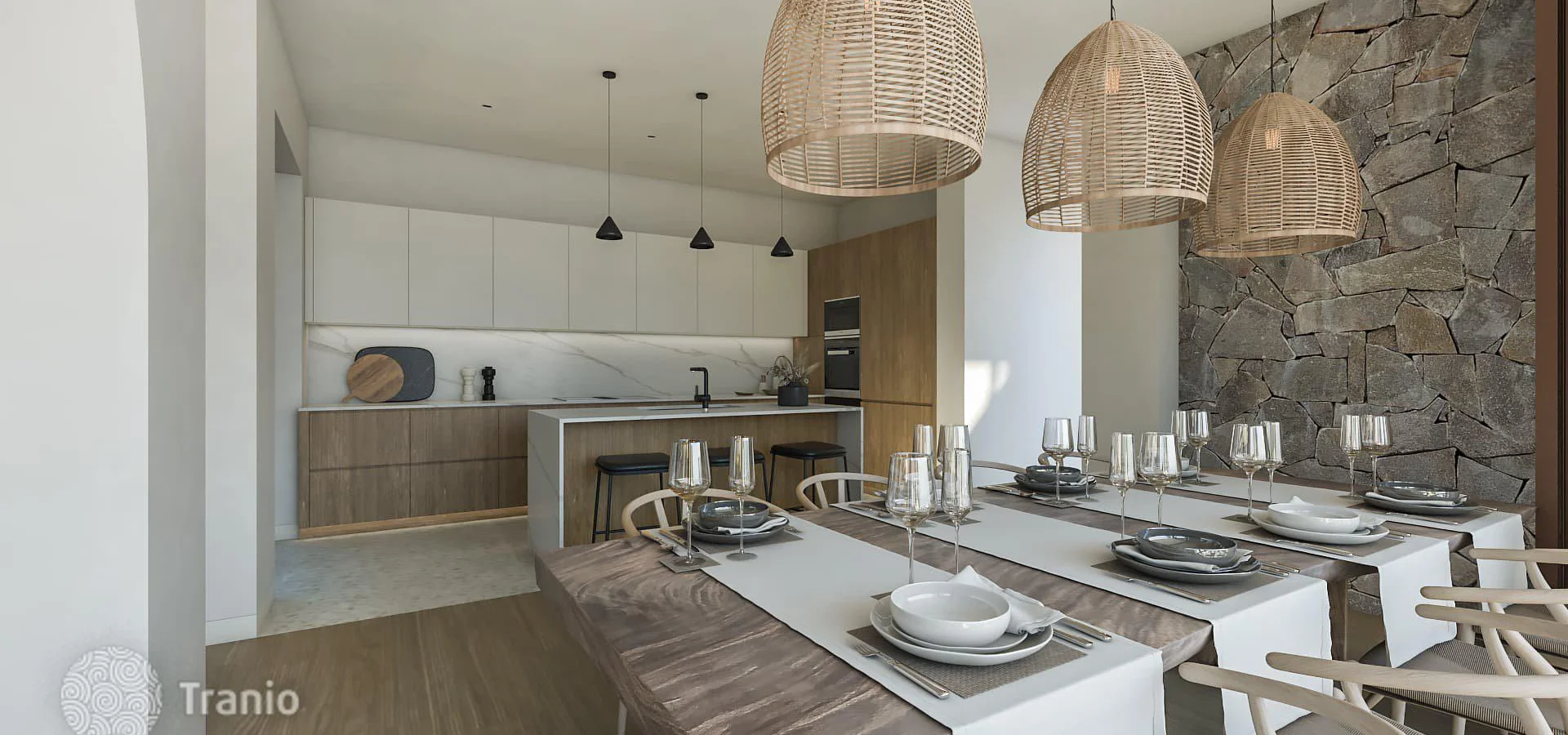 Kotor da deniz manzaralı projeden satılık deniz manzaralı villa