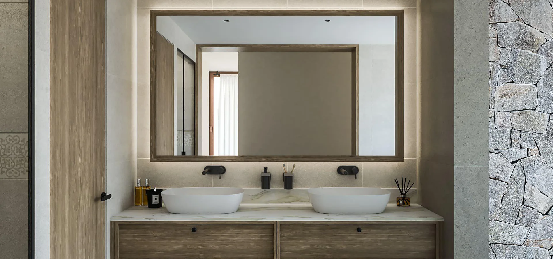 Kotor da deniz manzaralı projeden satılık deniz manzaralı villa