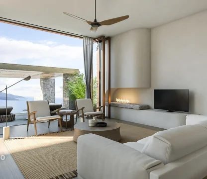 Kotor da deniz manzaralı projeden satılık deniz manzaralı villa