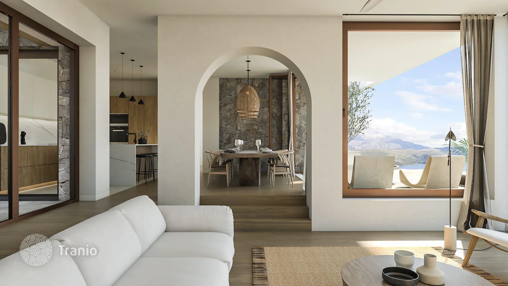 Kotor da deniz manzaralı projeden satılık deniz manzaralı villa