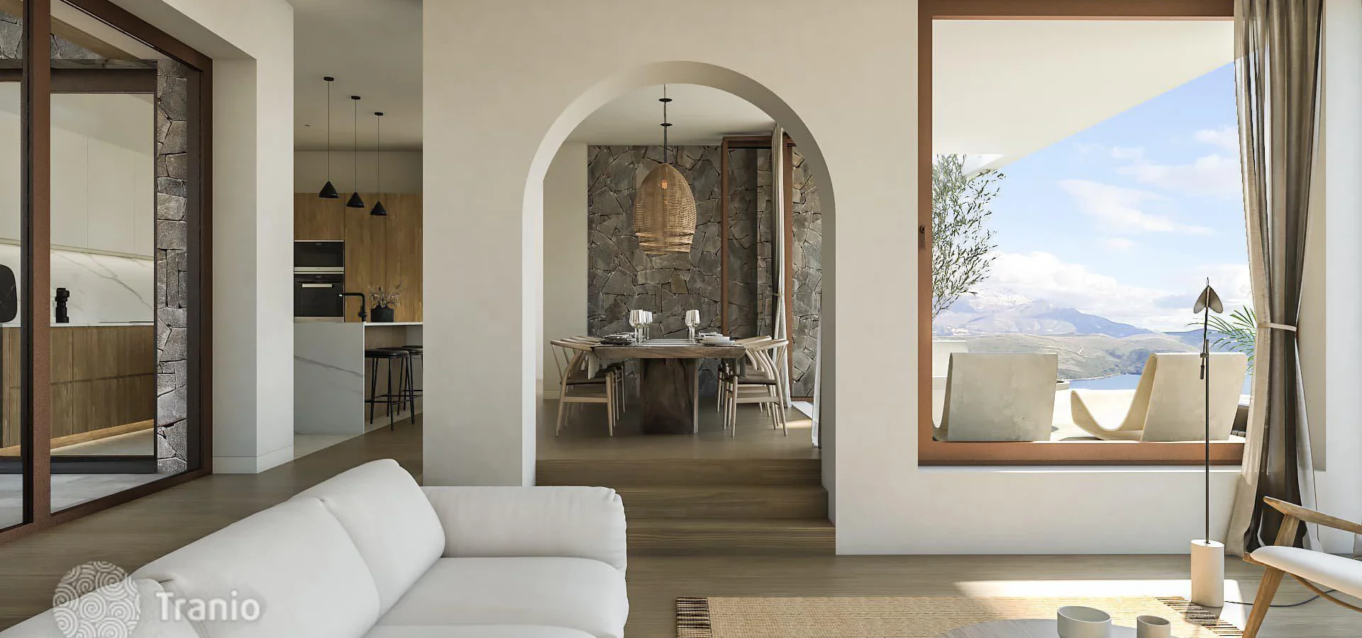 Kotor da deniz manzaralı projeden satılık deniz manzaralı villa