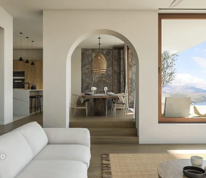 Kotor da deniz manzaralı projeden satılık deniz manzaralı villa