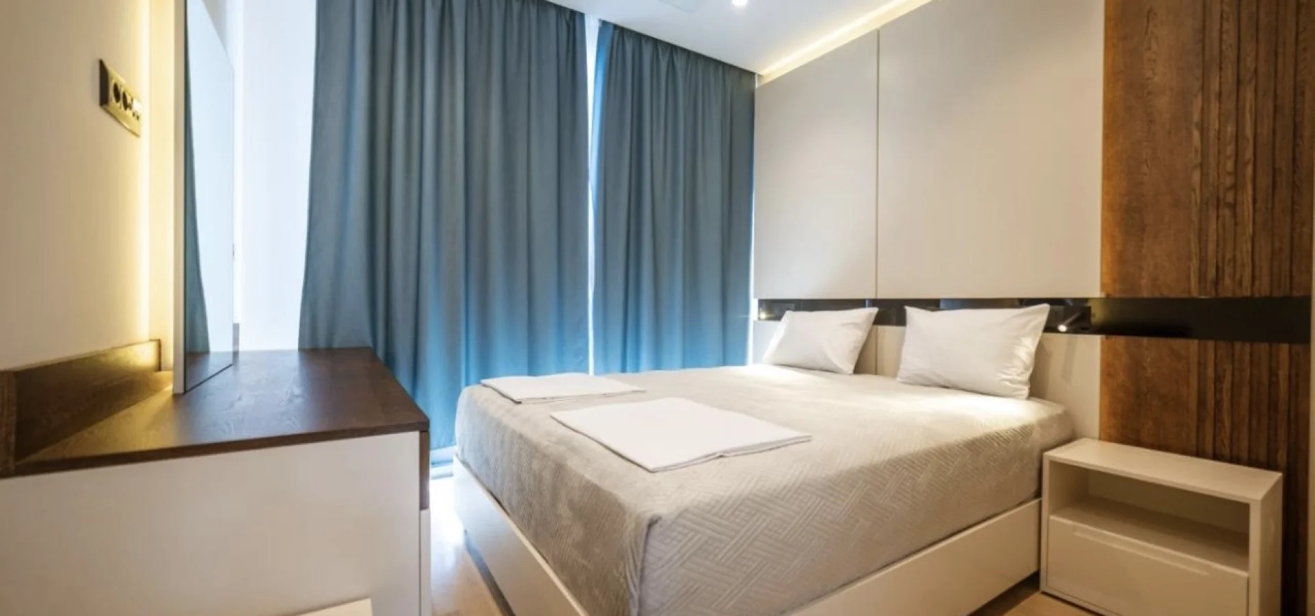 Budva Becici'de Spa Sauna, Spor Salonu Bulunan lüks binada 1+1 ve 2+1daireler