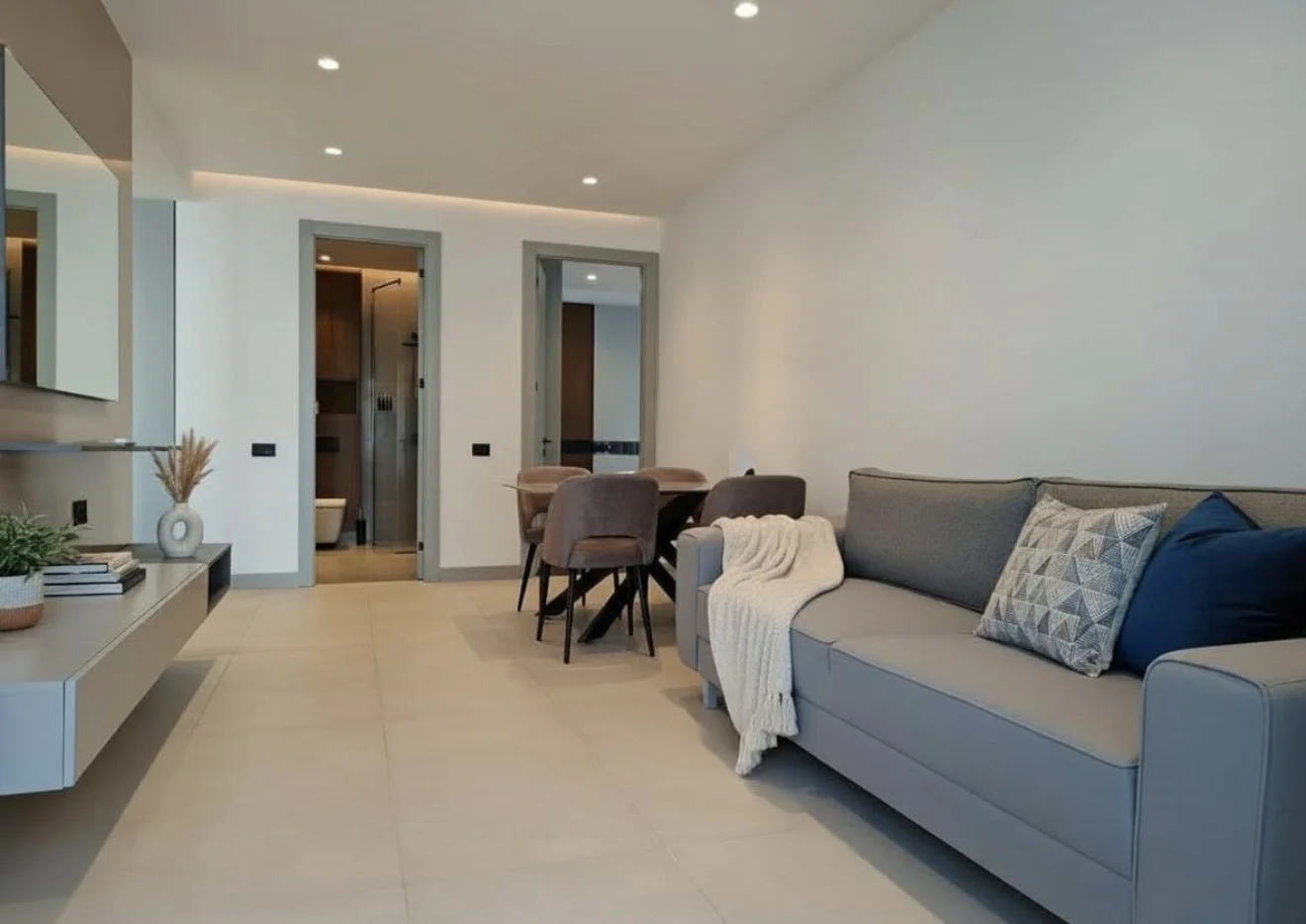 Budva Becici'de Spa Sauna, Spor Salonu Bulunan lüks binada 1+1 ve 2+1daireler