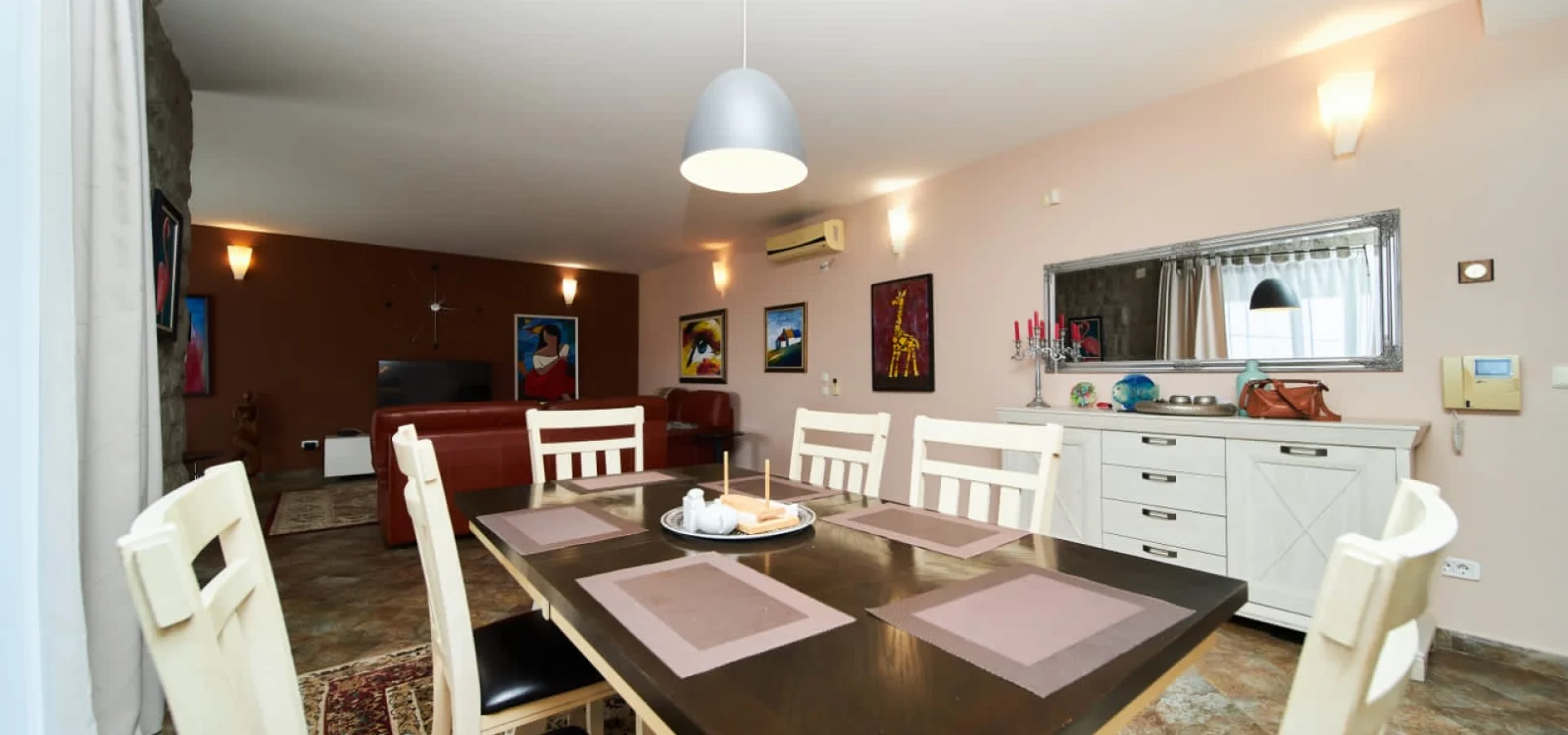 Bečići Ivanovići'de Panoramik Deniz Manzaralı Ultra-Lüks Malikane